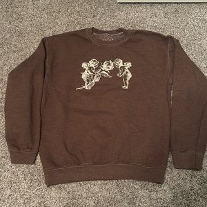 PS / LA Cherub Rose Crew Neck Sweatshirt gently used
